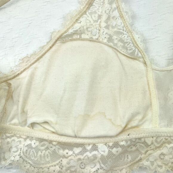 BUY 1 GET 1 FREE Aerie lace bralette cream bridal medium - Picture 6 of 13